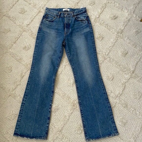 moussy デニム GLITTER DENIM WIDE STRAIGHT